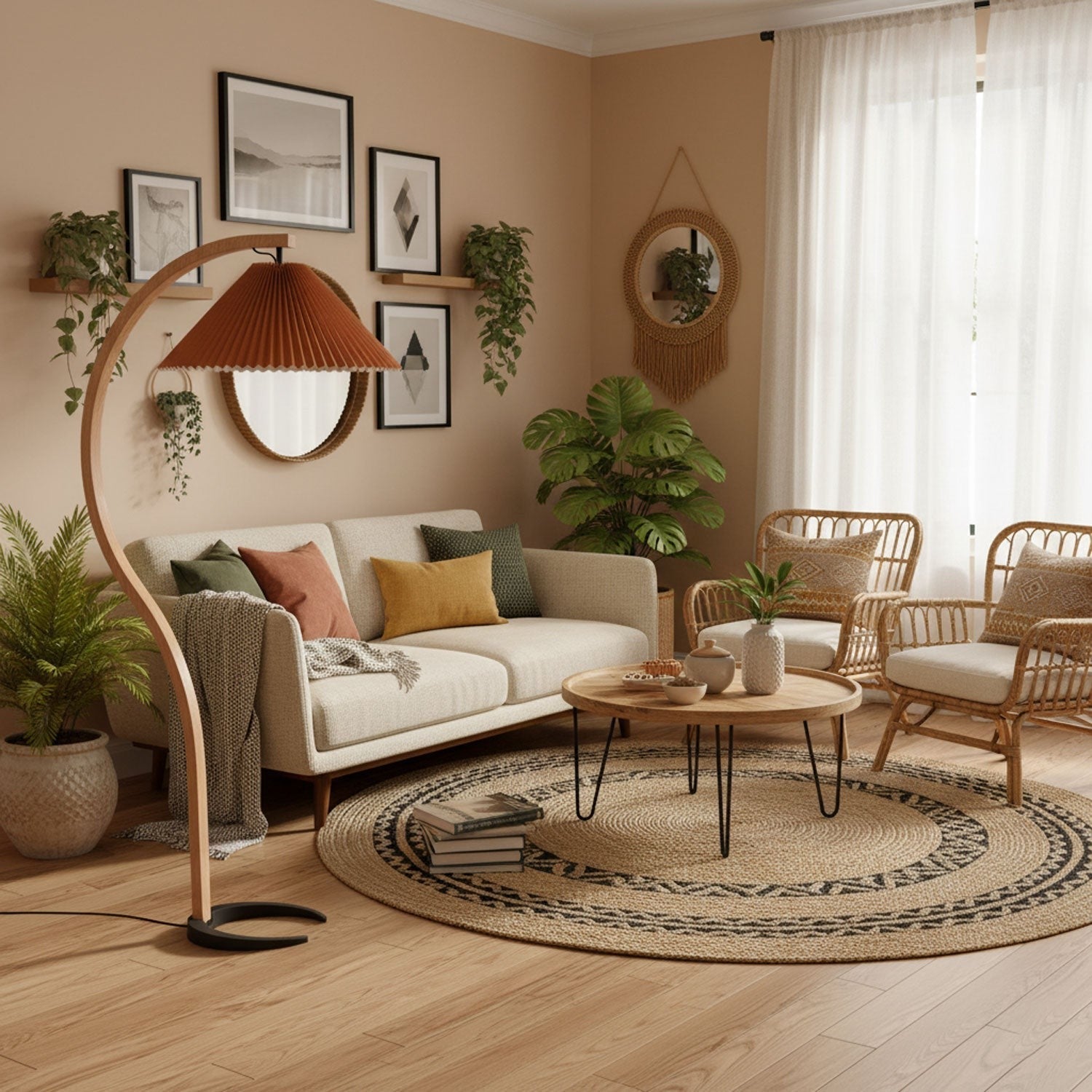 Caprani Scandinavian Floor Lamp