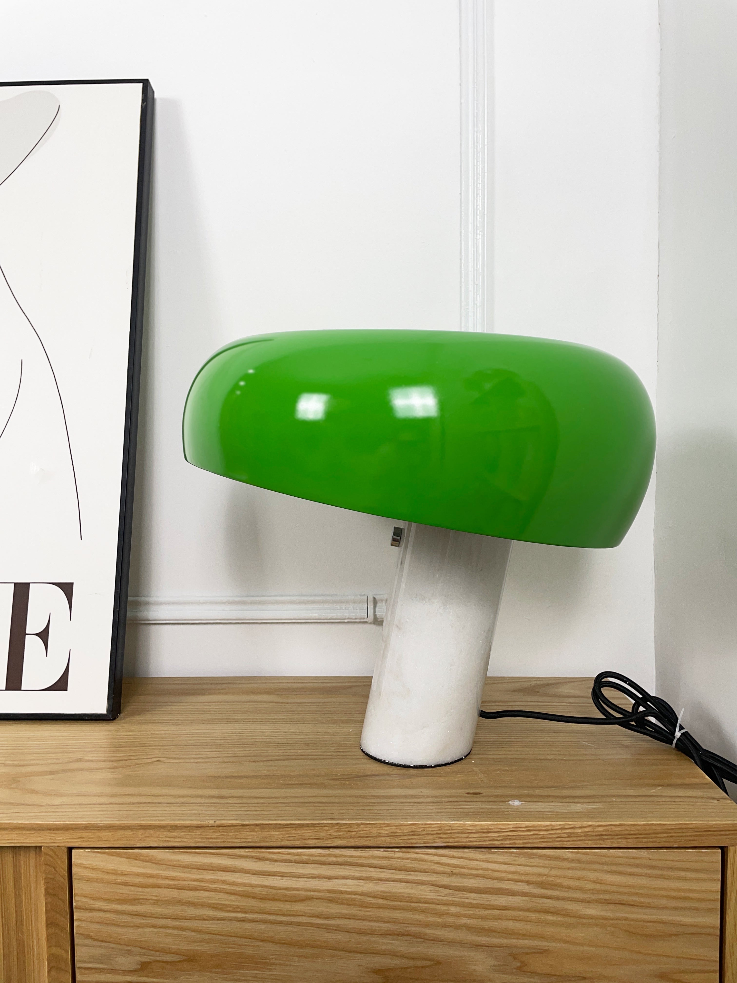 Carrara Marble Glow Table Lamp