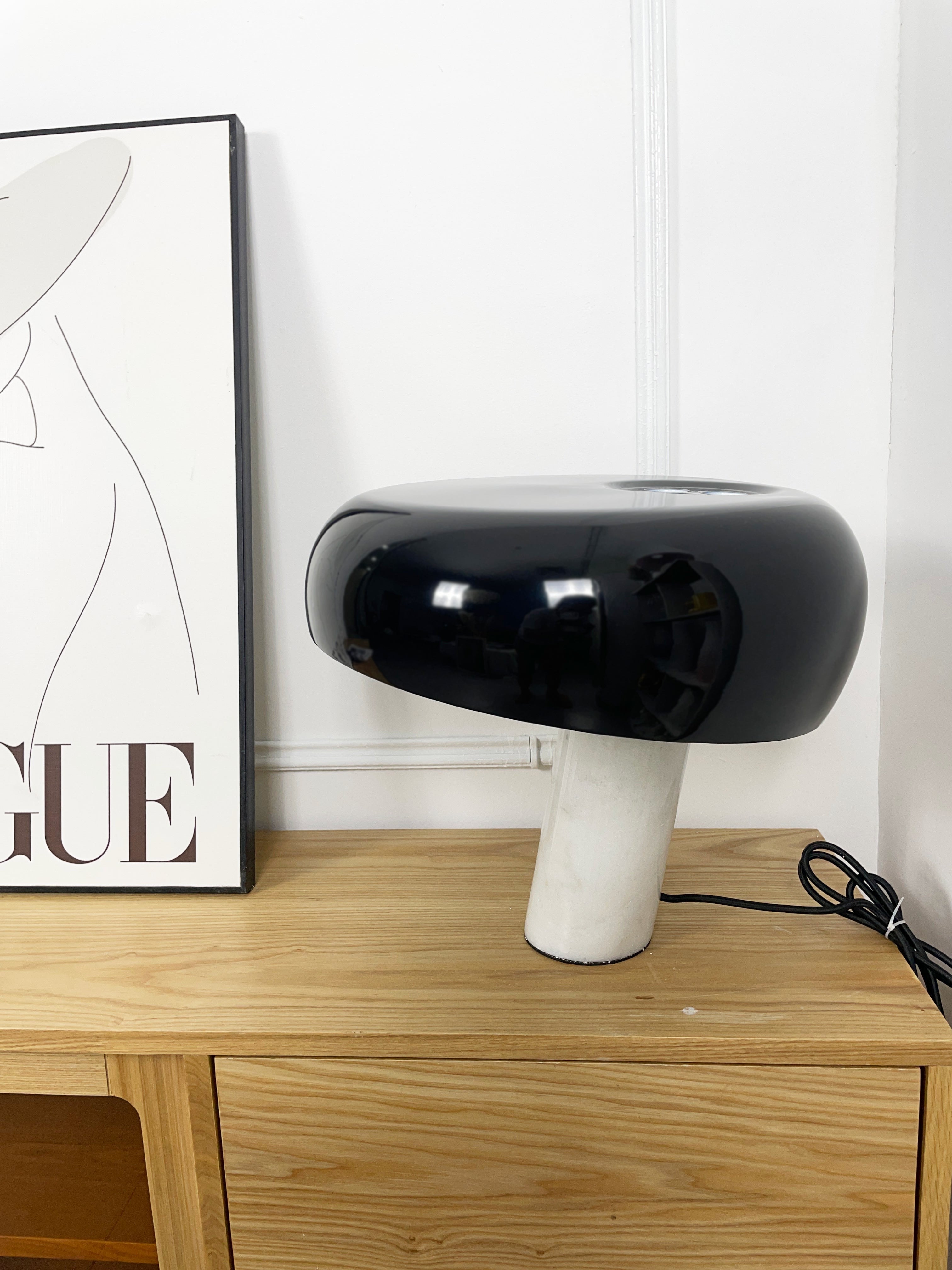 Carrara Marble Glow Table Lamp