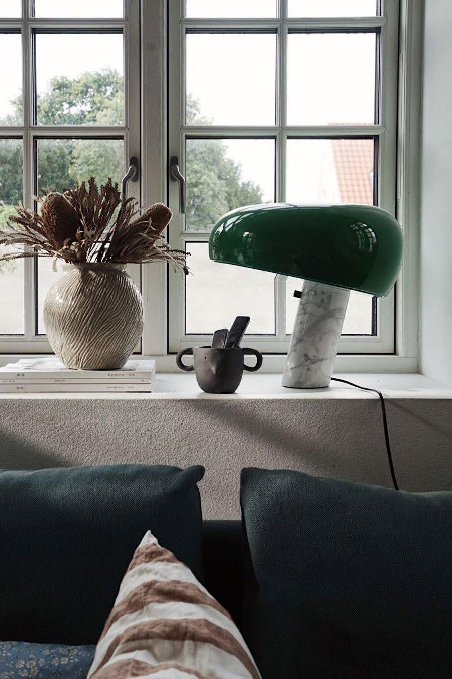 Carrara Marble Glow Table Lamp