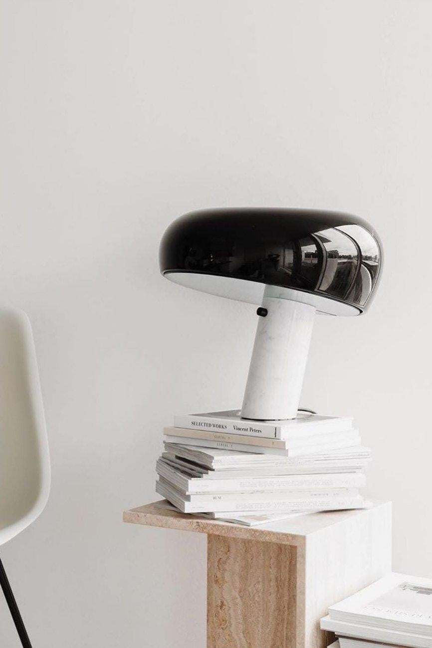 Carrara Marble Glow Table Lamp
