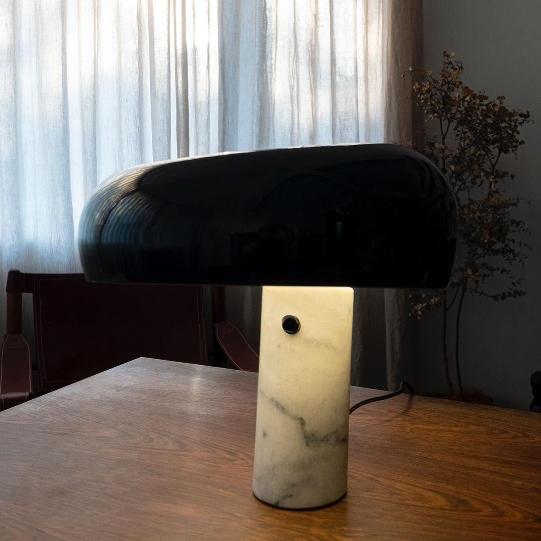 Carrara Marble Glow Table Lamp