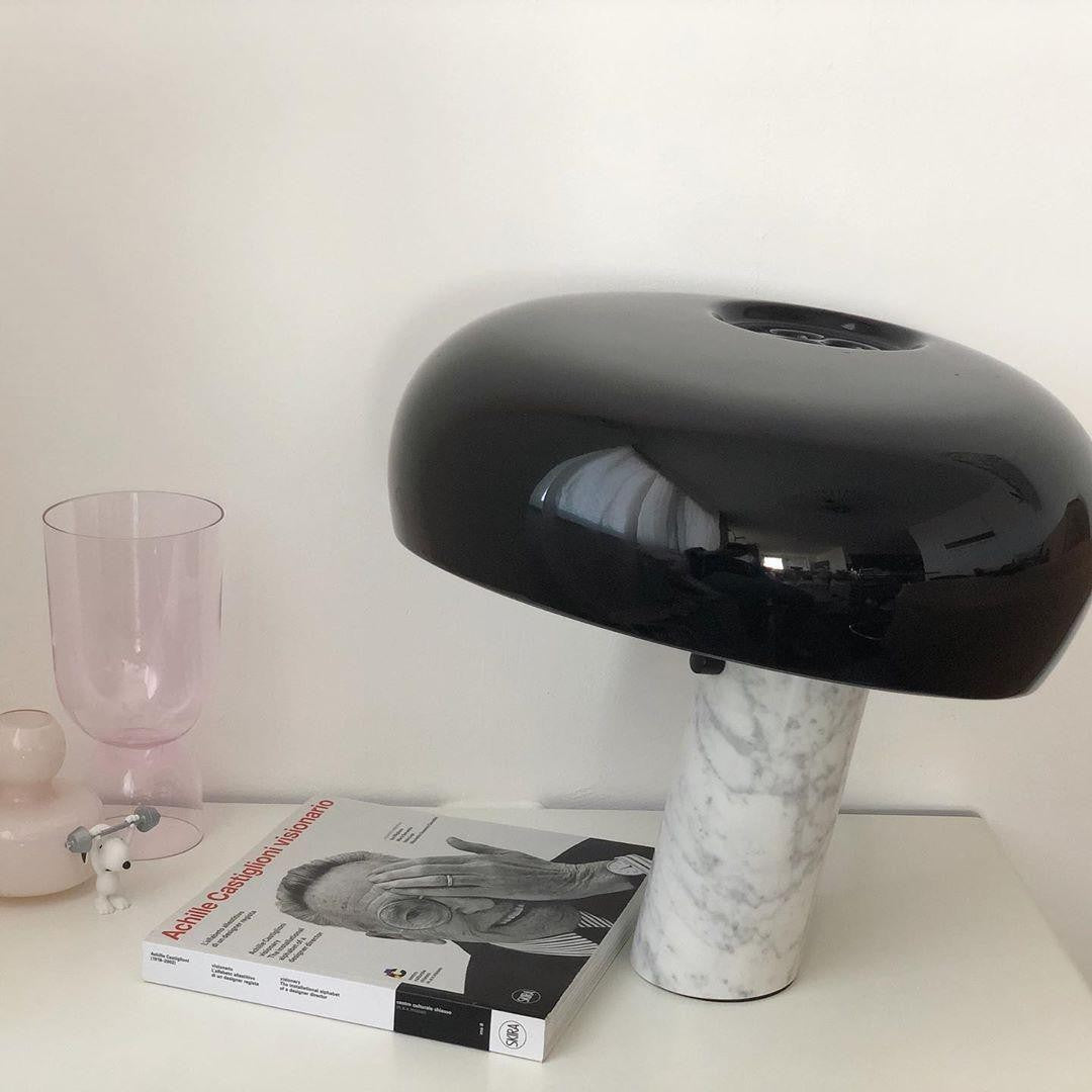 Carrara Marble Glow Table Lamp
