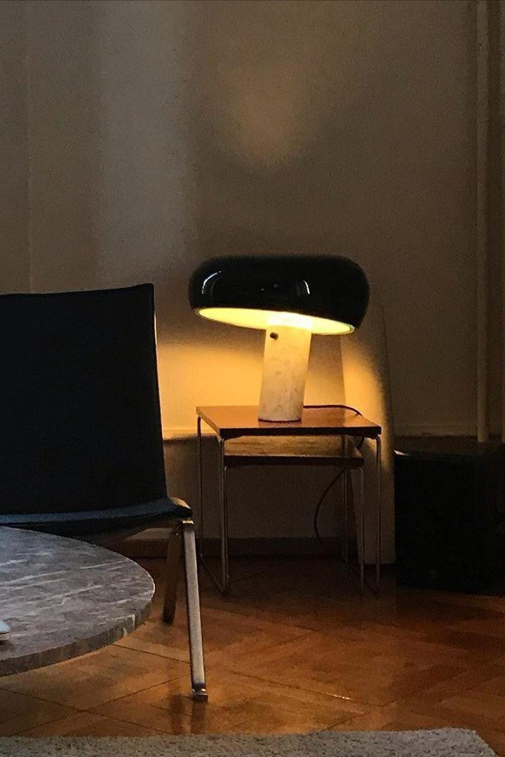 Carrara Marble Glow Table Lamp