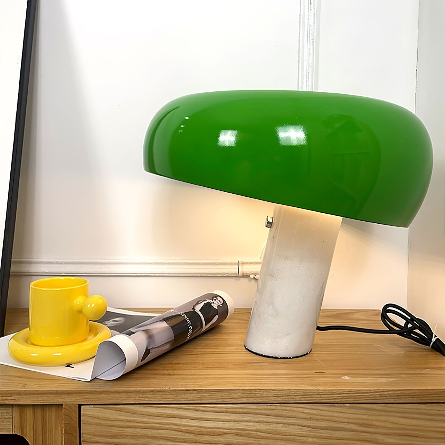 Carrara Marble Glow Table Lamp