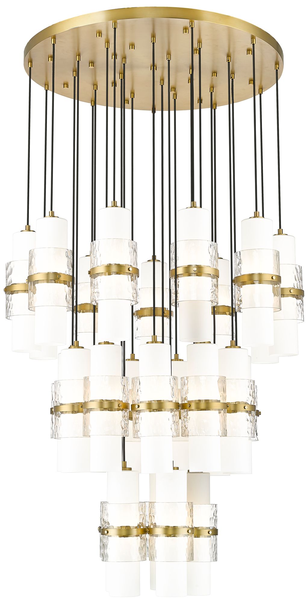 Cayden Modern Gold 27-Light Chandelier