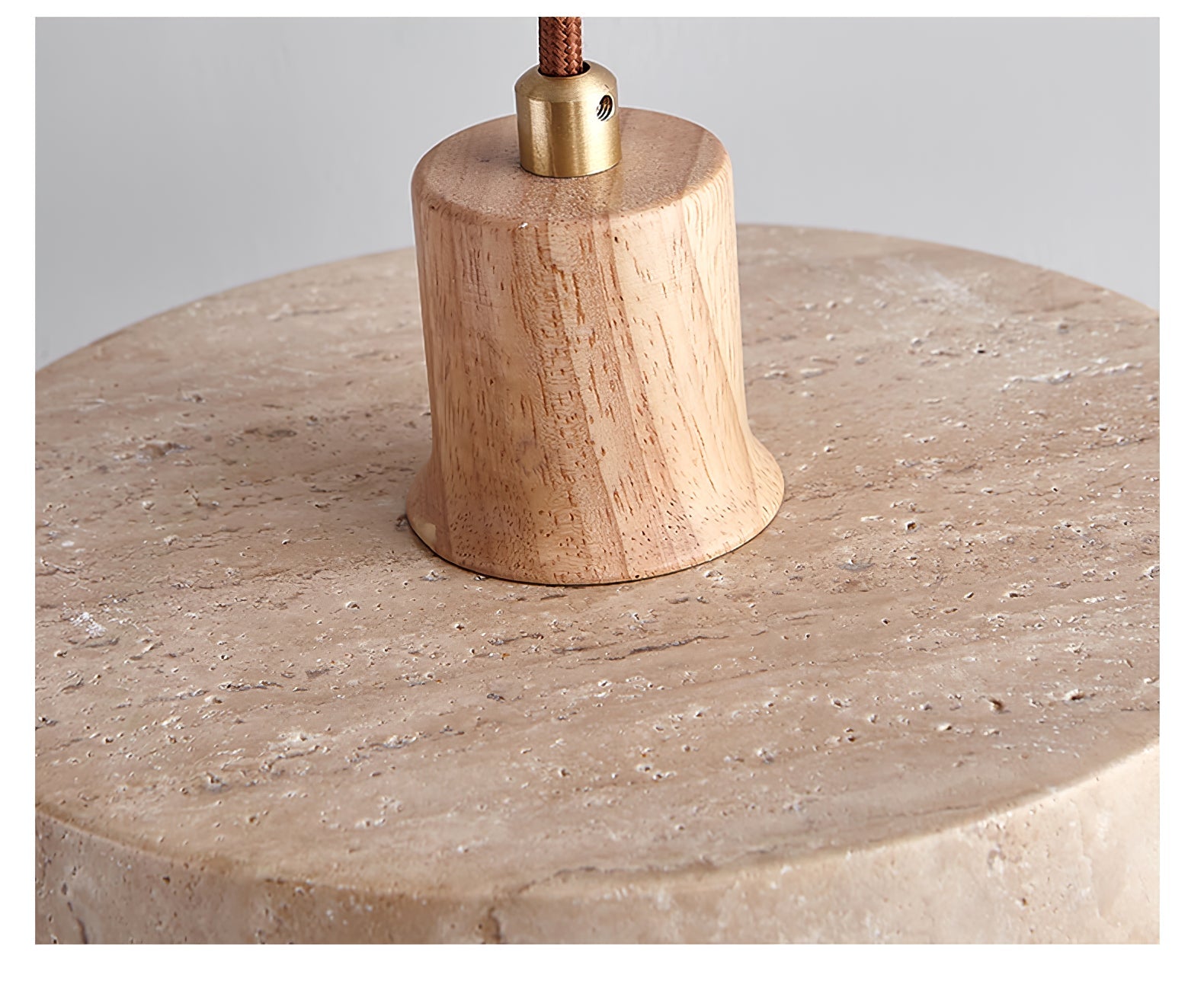 Piedra Travertine Pendant Light detail view 3