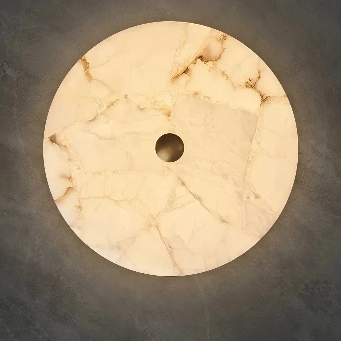 Moonshade Natural Marble Ceiling Light