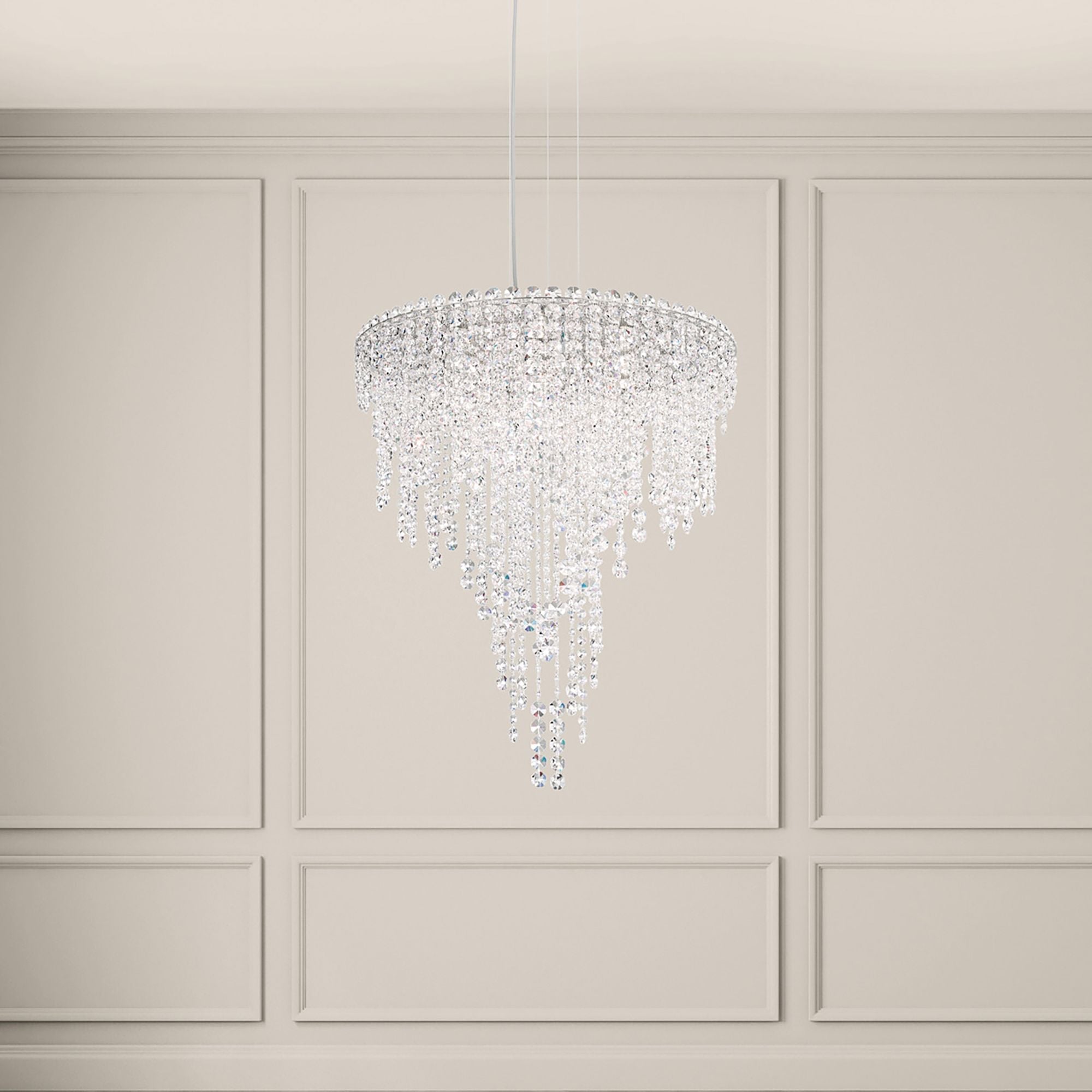 Chantant 28"H X 6-Light Crystal Chandelier