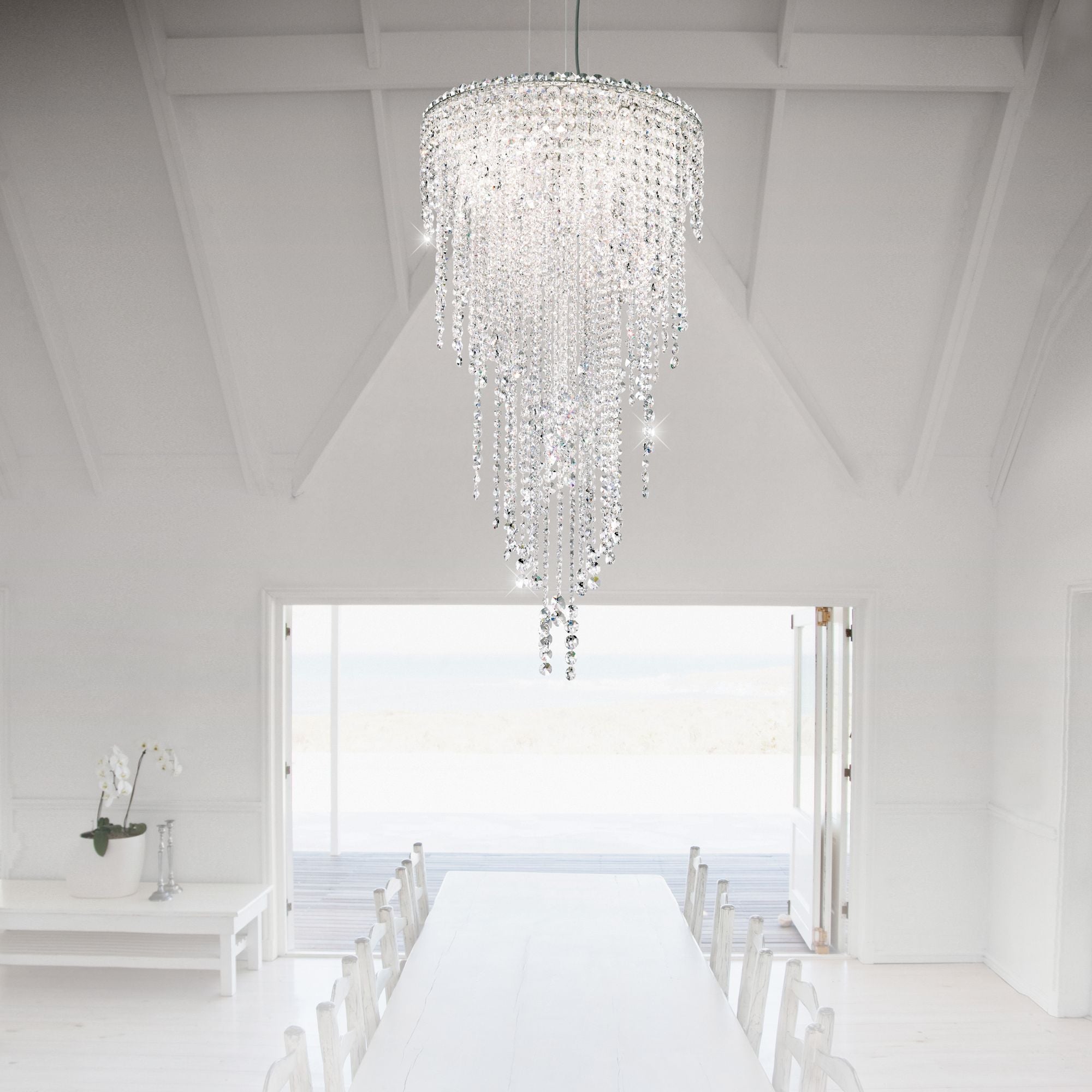 Chantant 41.5"H X 5-Light Crystal Chandelier