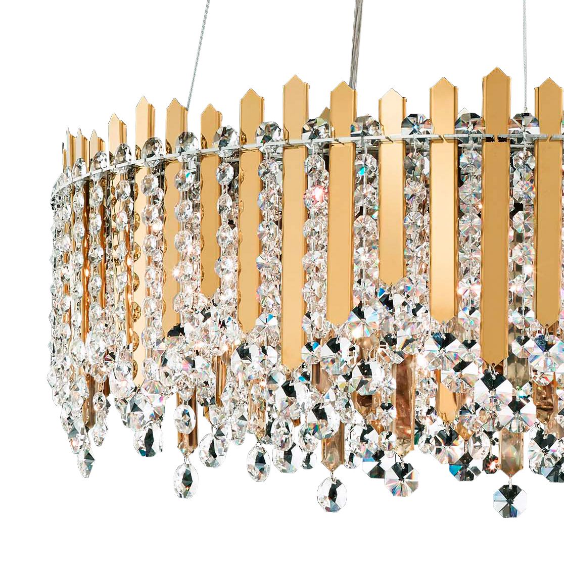 Chatter 8.5"H X 12-Light Crystal Chandelier