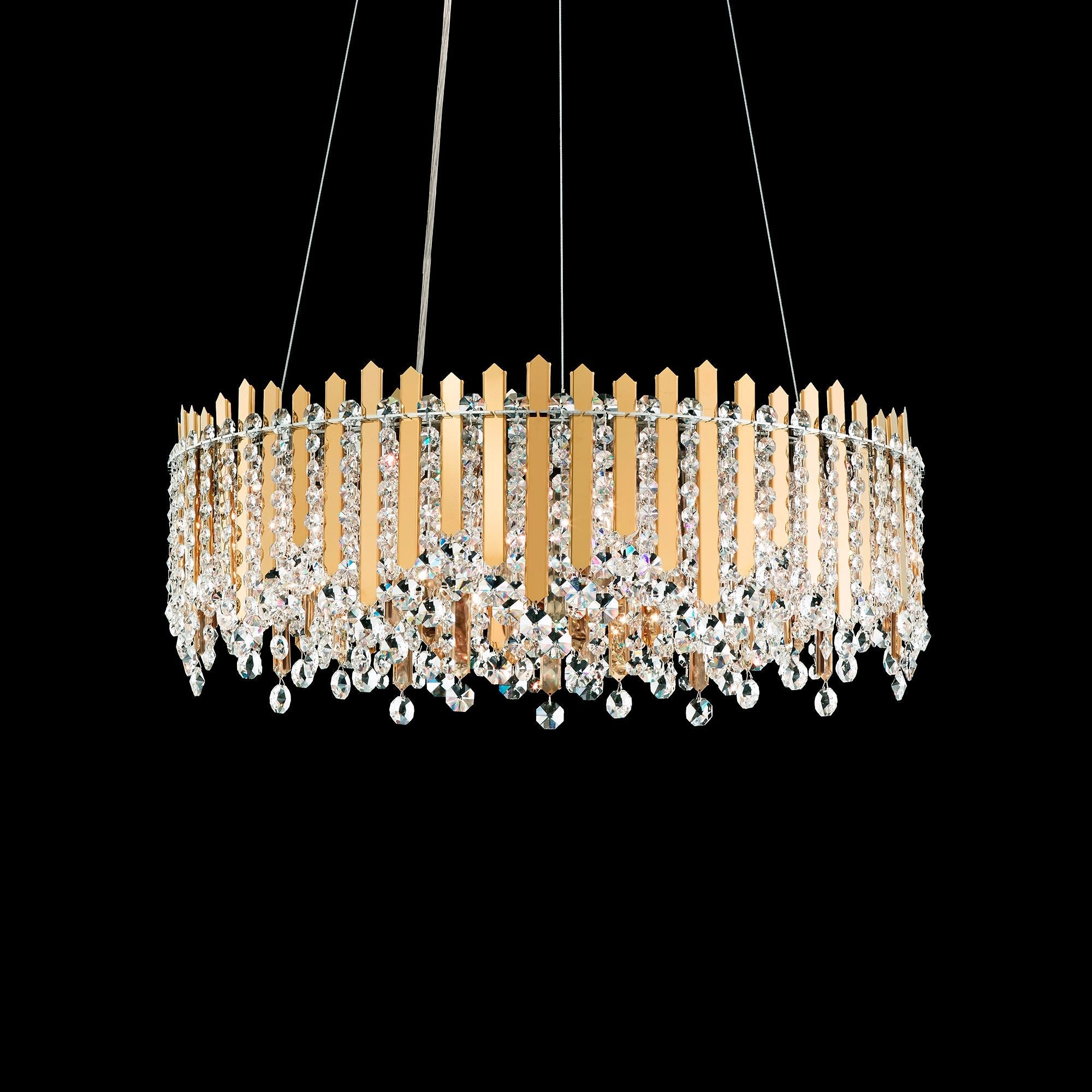Chatter 8.5"H X 12-Light Crystal Chandelier