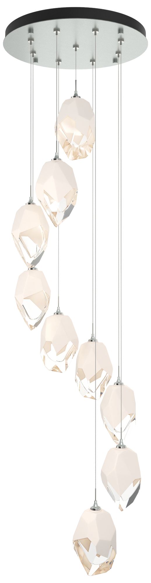 Chrysalis 9-Light Platinum Large Chandelier