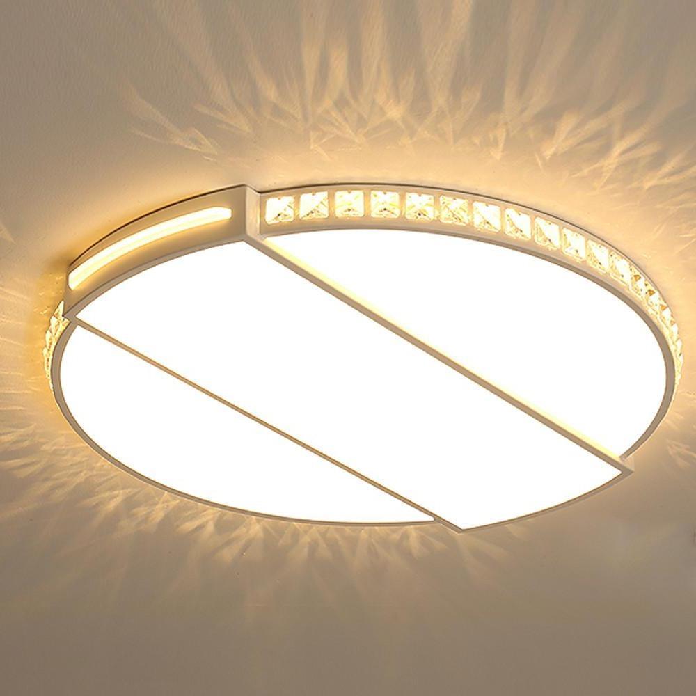 Circle Rectangular Flush Mount Light Fixtures Single