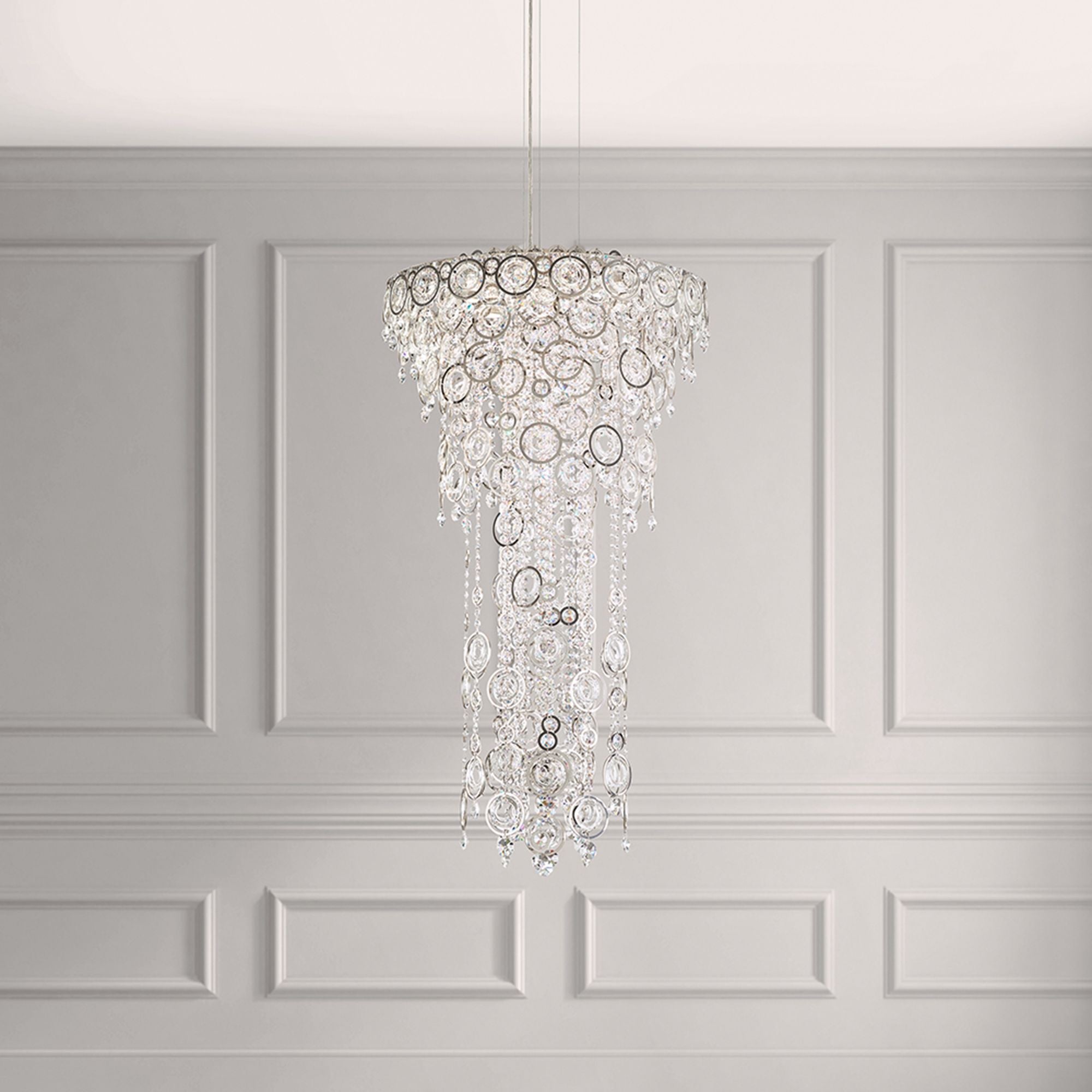 Circulus 44.5"H X 6-Light Crystal Pendant