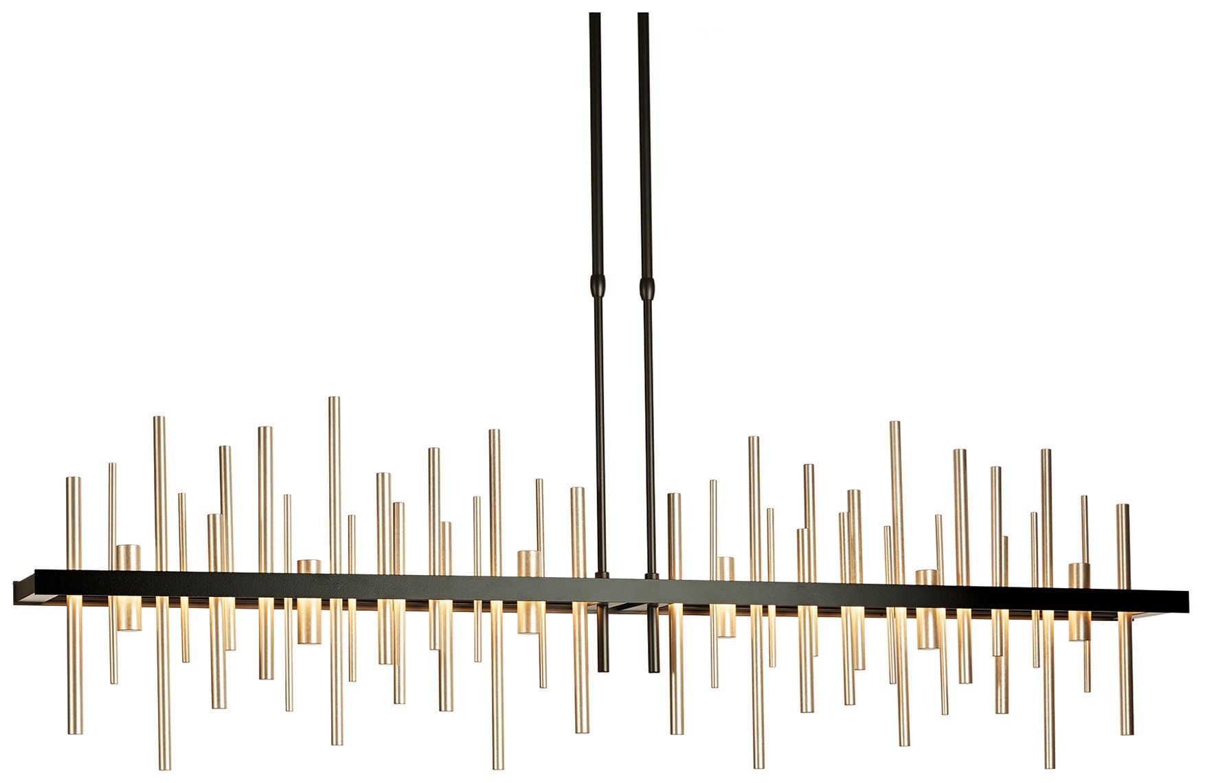 Cityscape 51.9" Black Long LED Chandelier