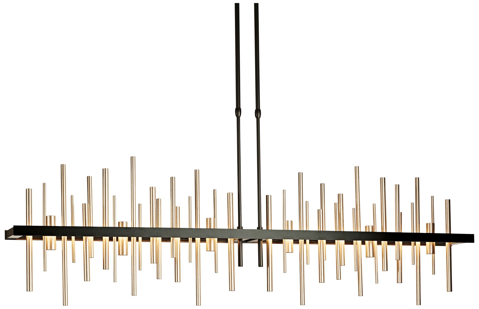 Cityscape 51.9" Wide Large Black LED Chandelier