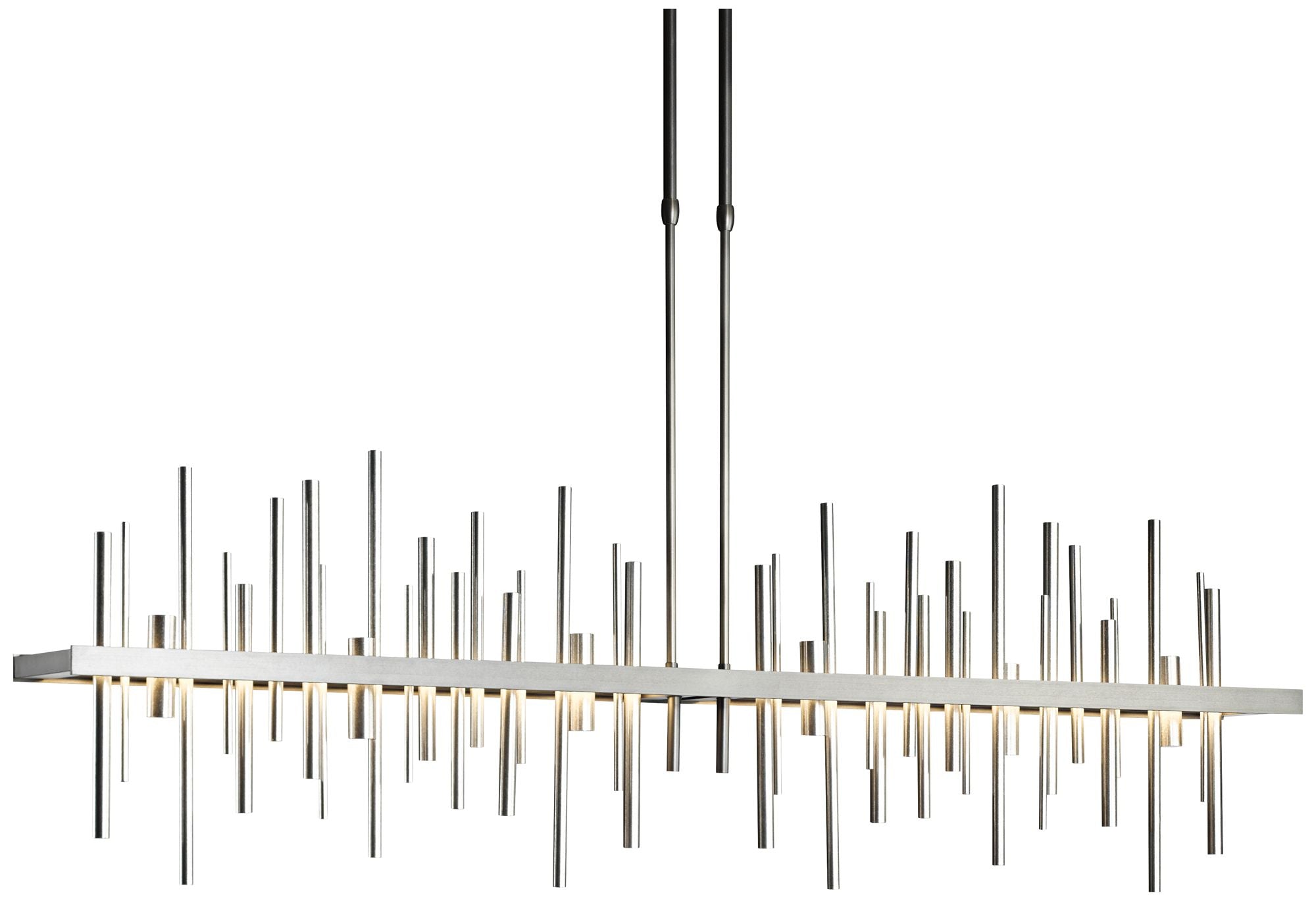 Cityscape 51.9" Wide Large Dark Smoke Linear Pendant