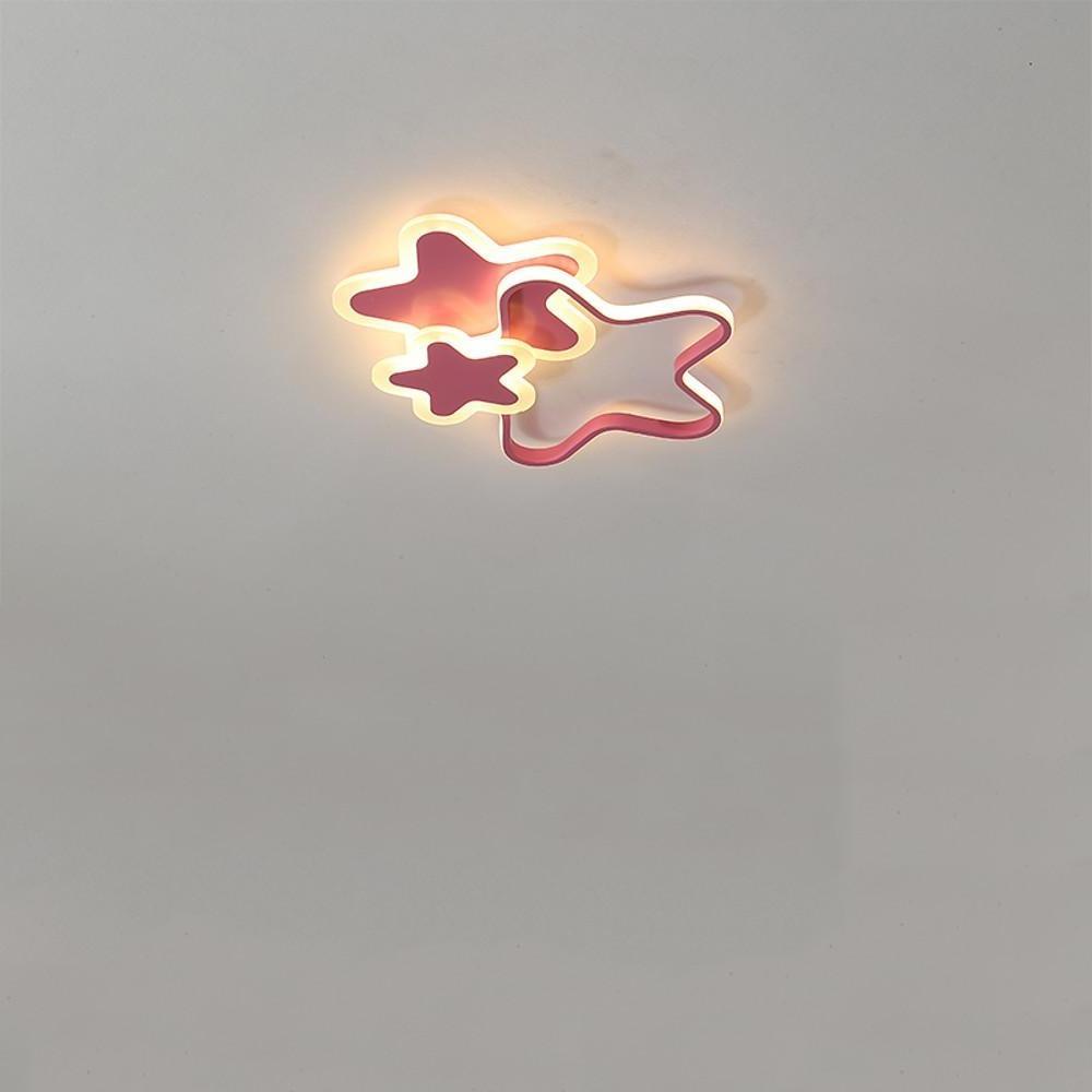 Triple Star Flush Mount Light LED Ceiling Light
