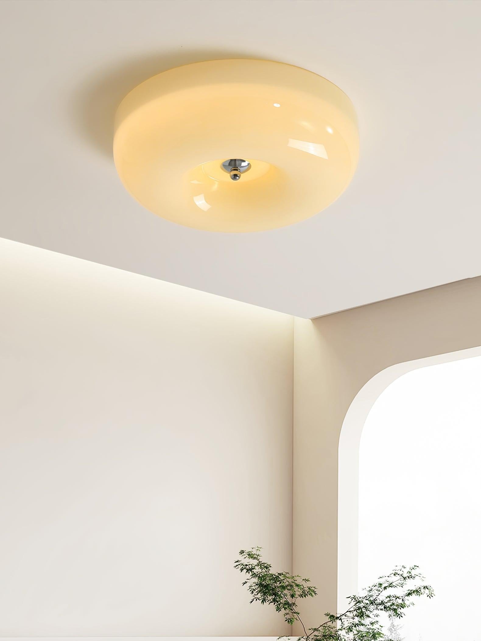 Cloud Cream Glass Ceiling Light