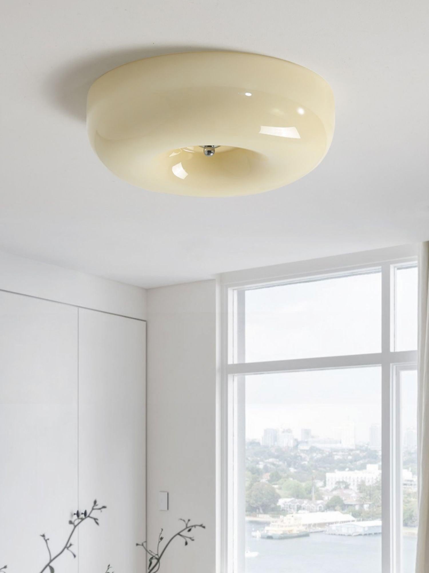 Cloud Cream Glass Ceiling Light