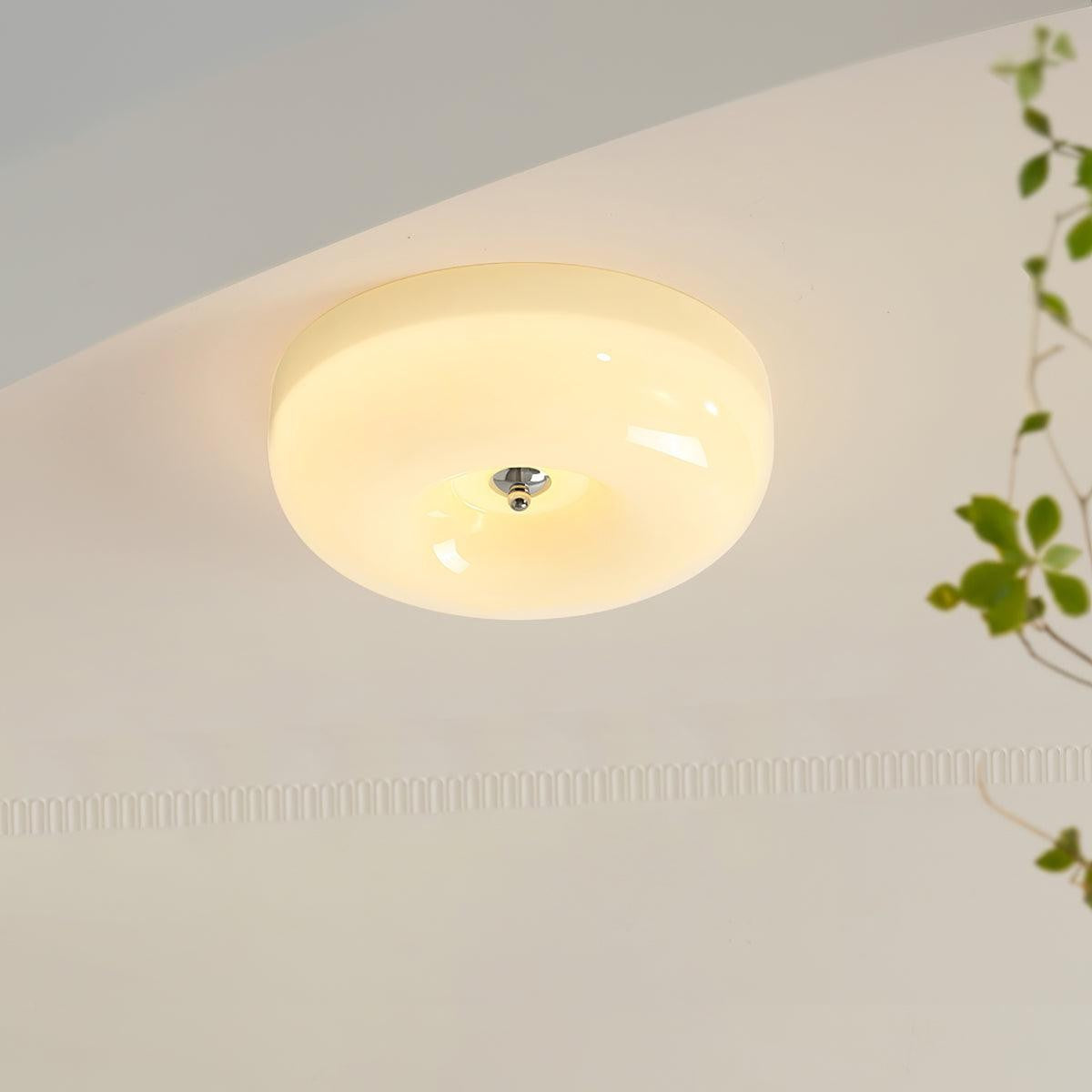 Cloud Cream Glass Ceiling Light
