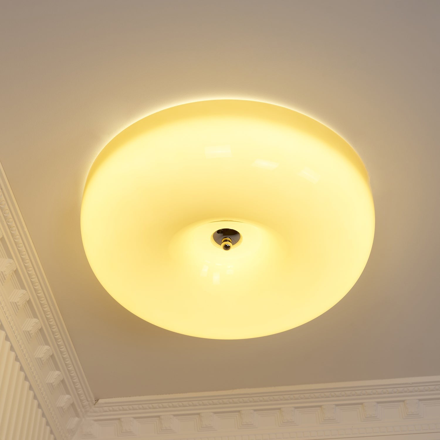 Cloud Cream Glass Ceiling Light