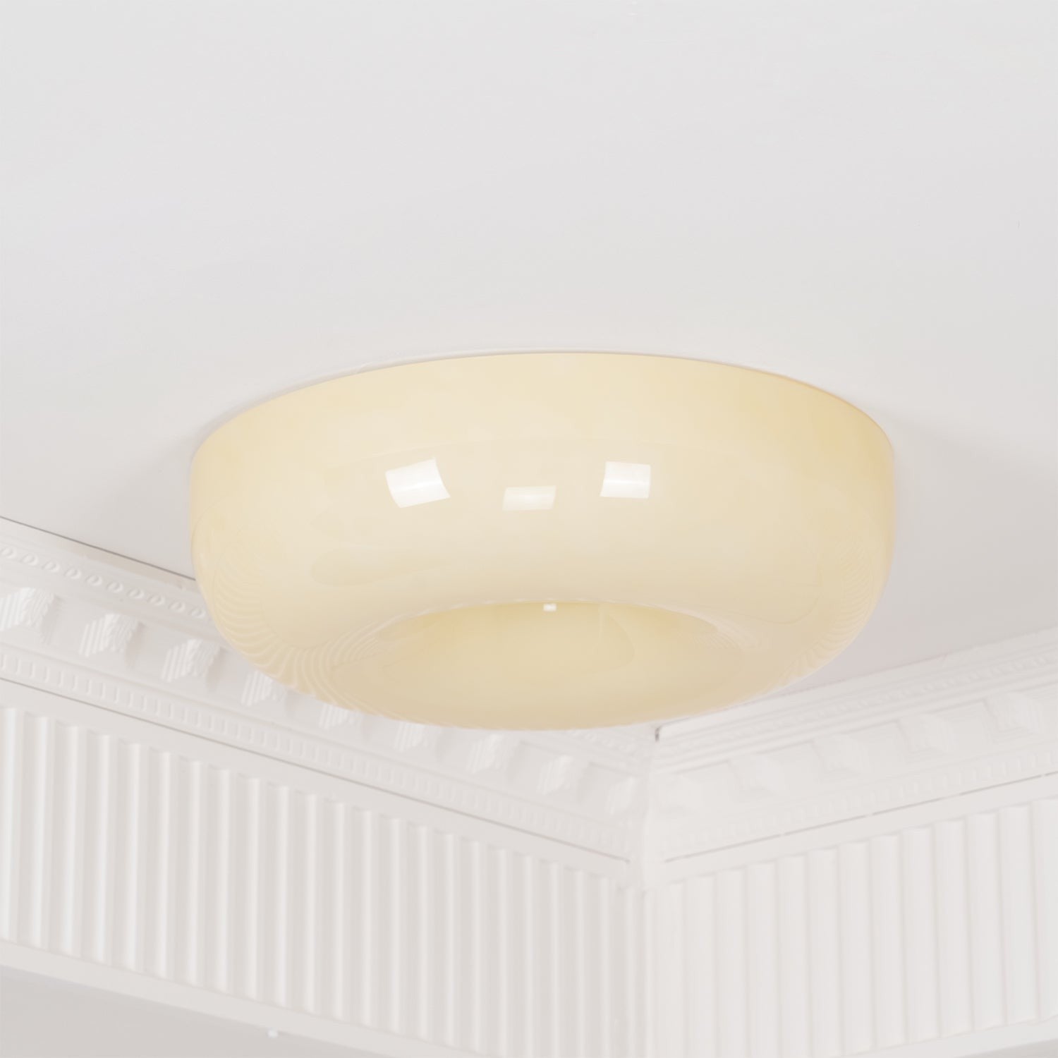 Cloud Cream Glass Ceiling Light