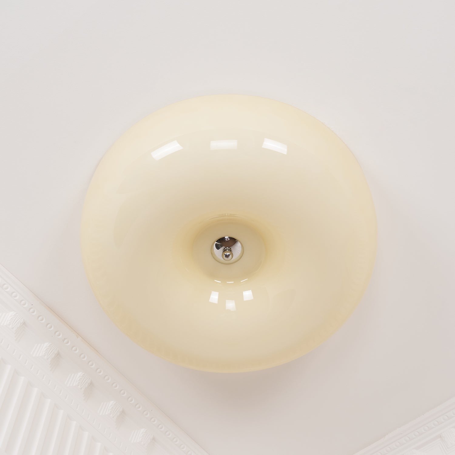 Cloud Cream Glass Ceiling Light