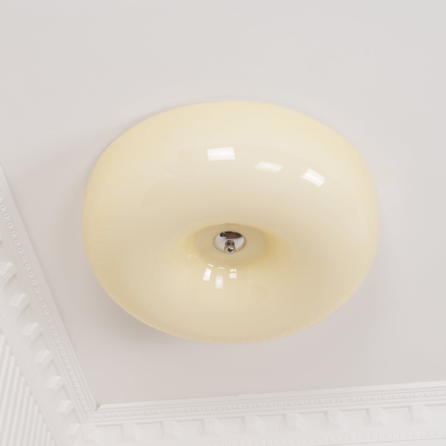 Cloud Cream Glass Ceiling Light