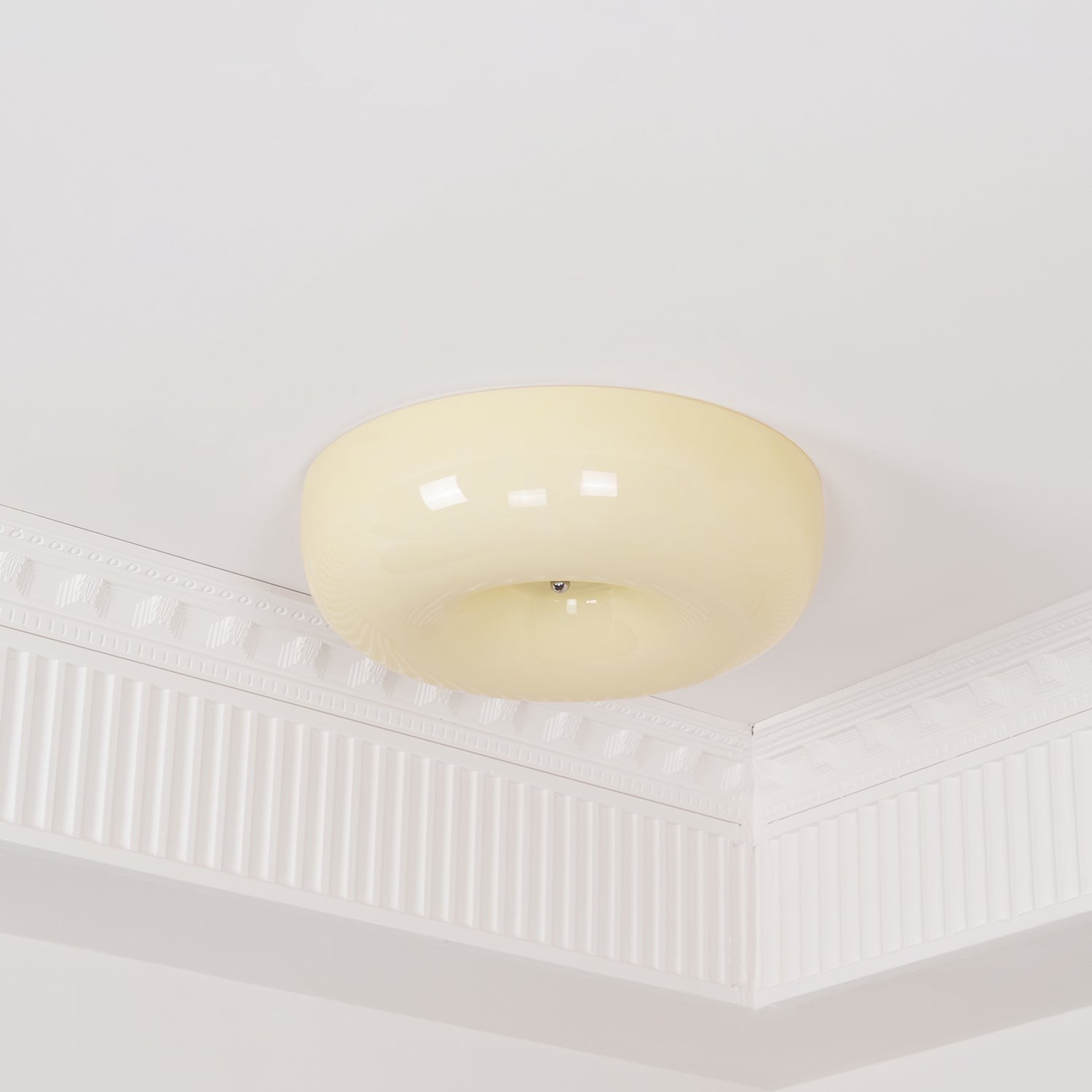 Cloud Cream Glass Ceiling Light