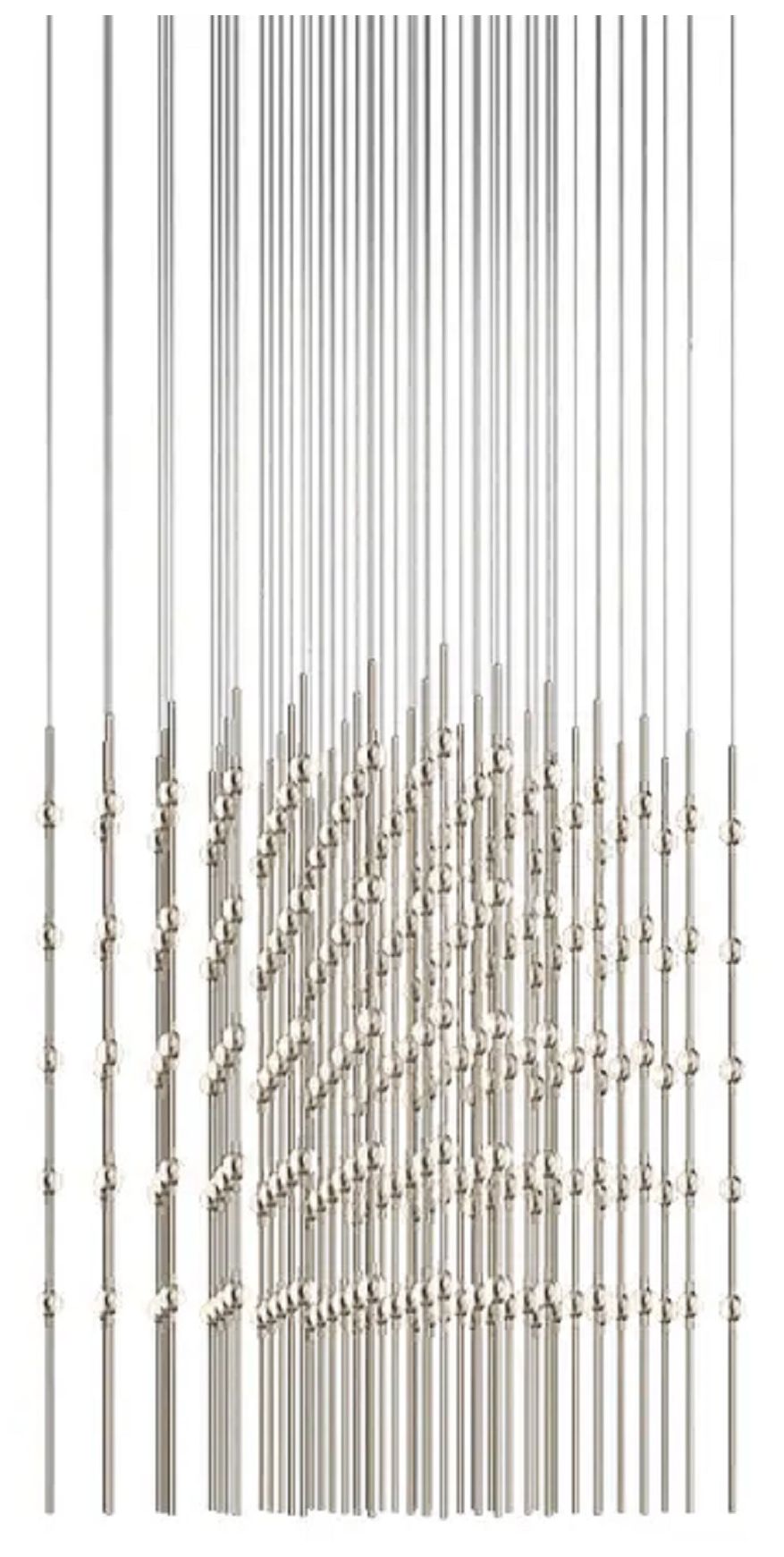 Constellation Cosmic Cube 30"W Satin Pendant Light