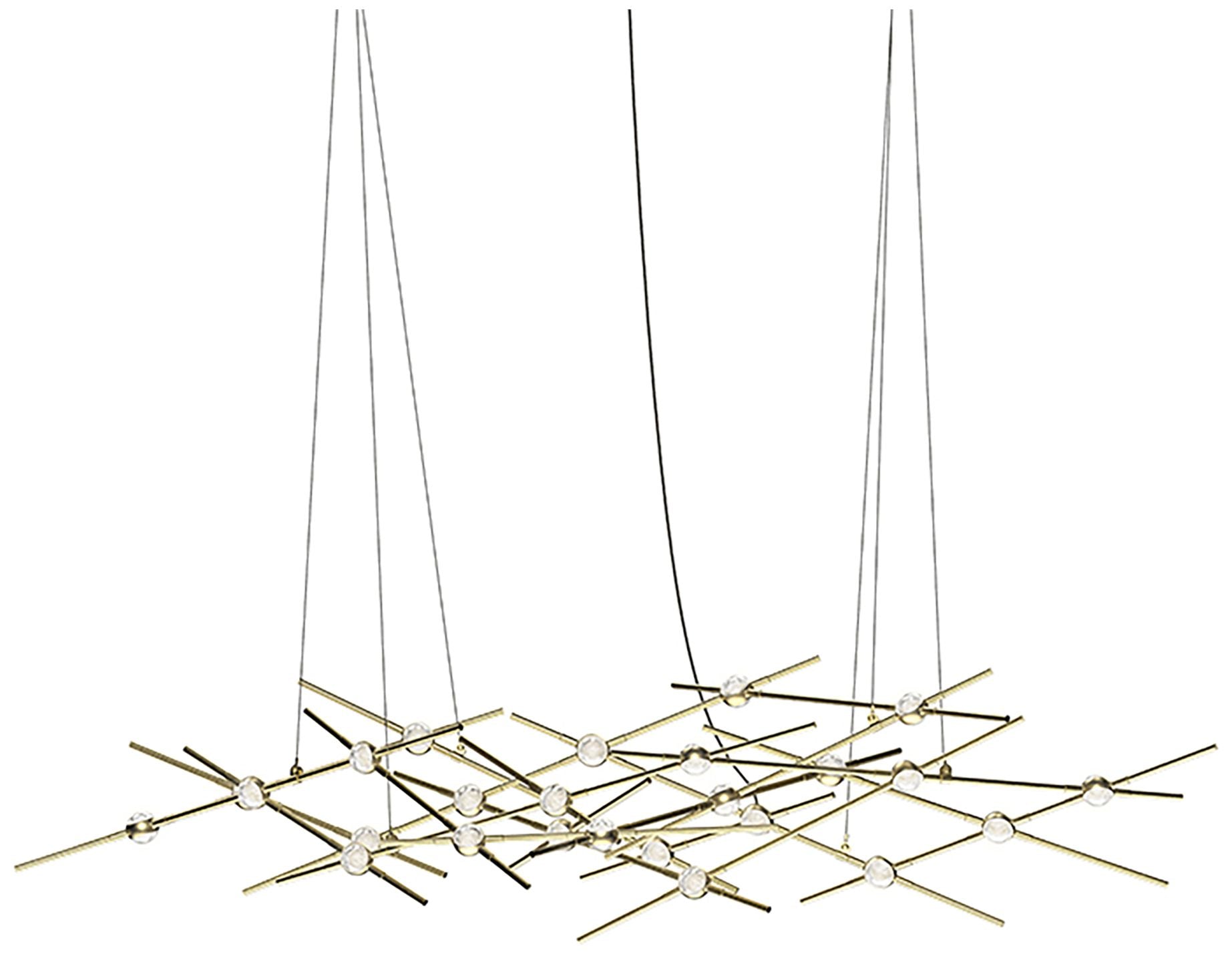 Constellation Ursa Minor 55" Wide Satin Chandelier