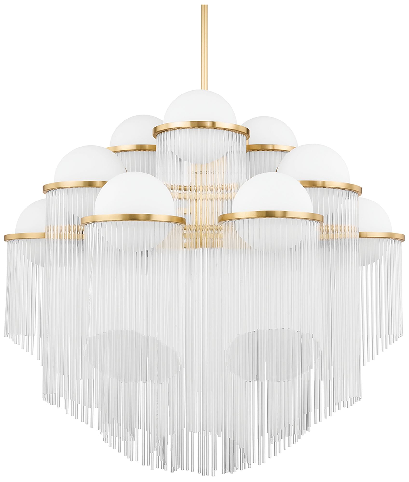 Celestial 12-Light Chandelier Aged Brass