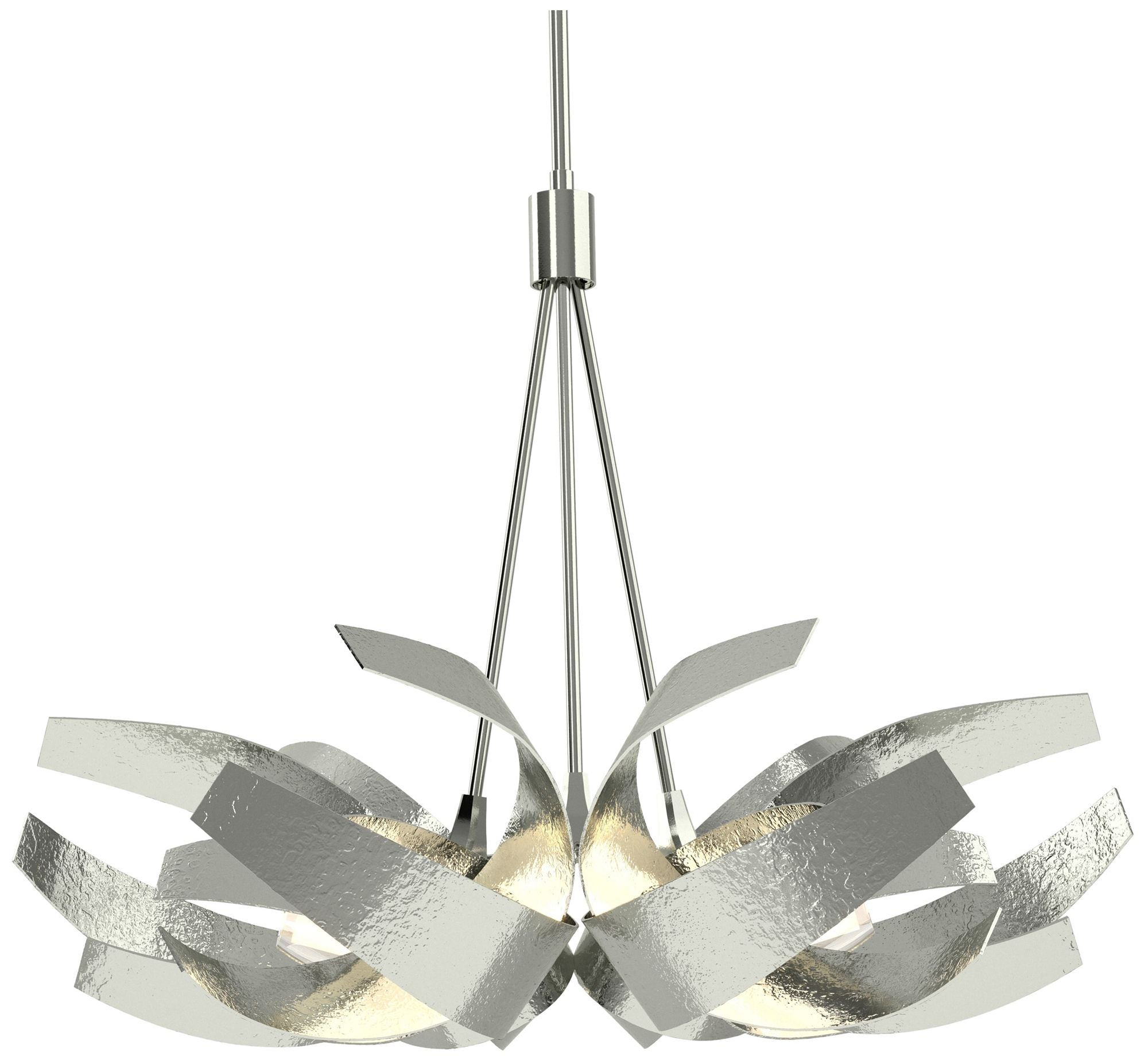 Corona Sterling Clear Frosted Chandelier