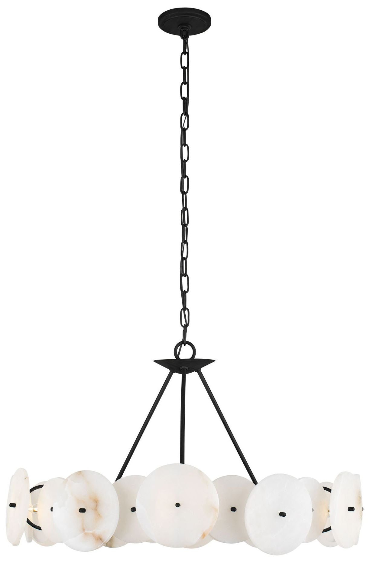 Cosmos 6-Light Chandelier Matte Black