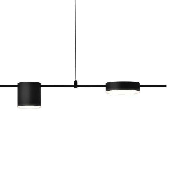 Counterpoint 63.75"W Black LED Kitchen Linear Pendant