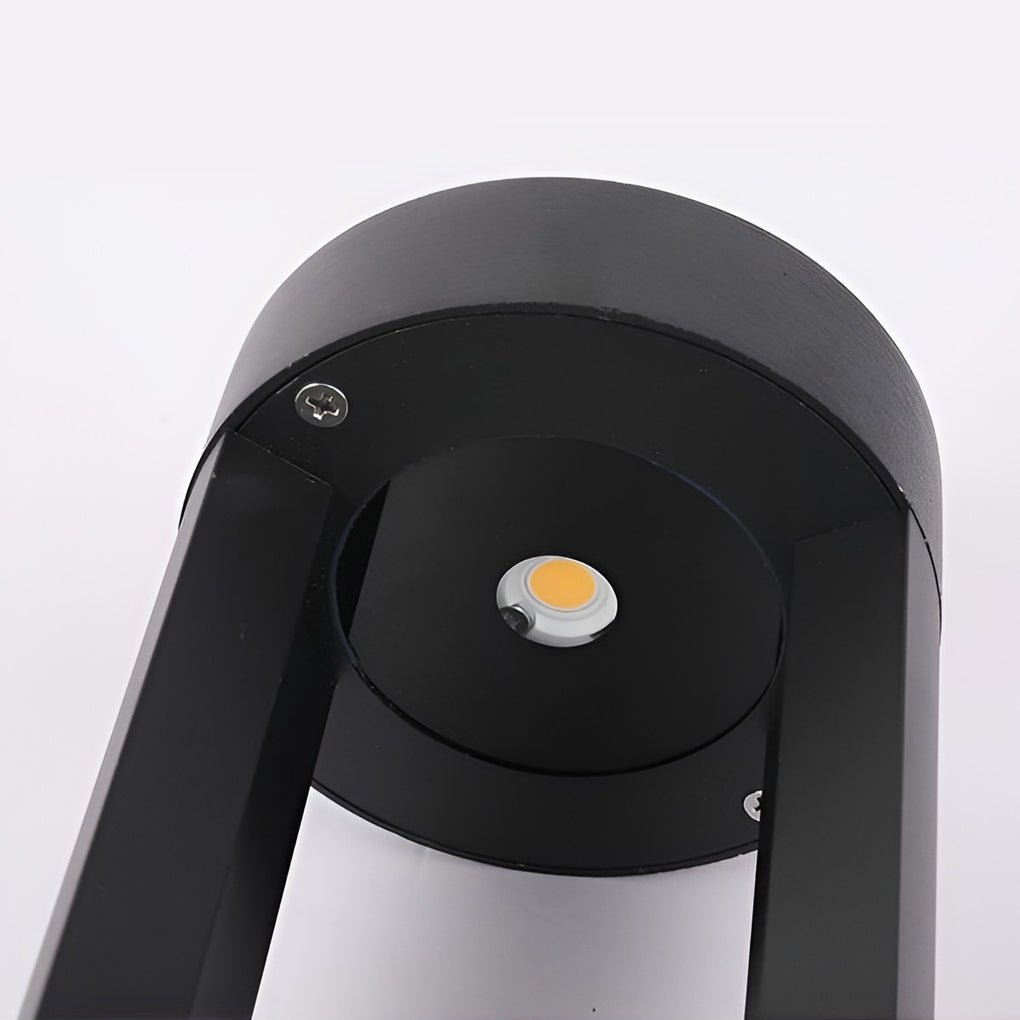 Creative Hollow Cylindrical Shaped LED Lamp Post Lights Exterior Lights, outdoor light, detail angle 9, Tianguang Select