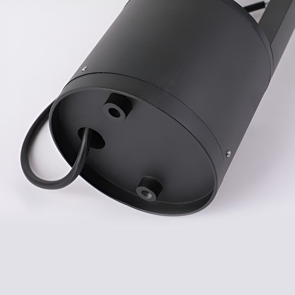 Creative Hollow Cylindrical Shaped LED Lamp Post Lights Exterior Lights, outdoor light, detail angle 8, Tianguang Select