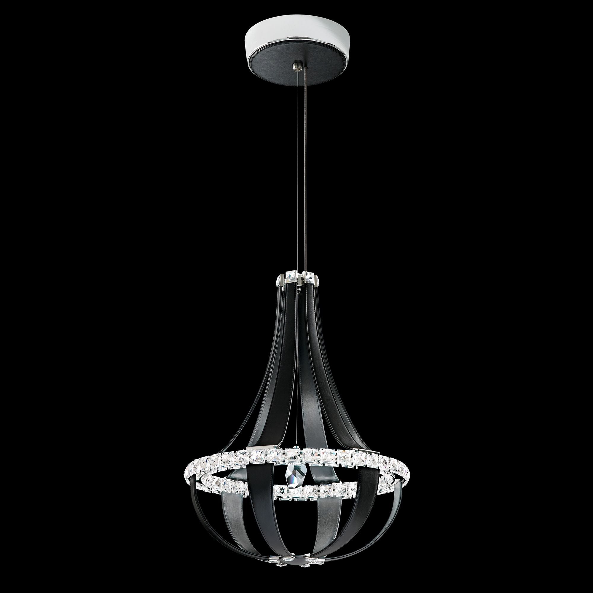 Crystal Empire LED 27"H X 12-Light Chandelier