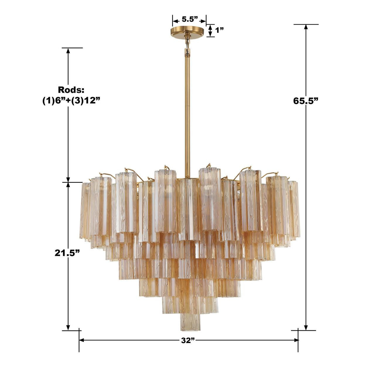 Addis 12-Light Chandelier