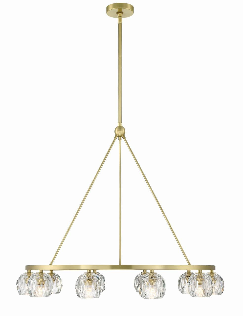 Traditional 20-Light Crystal Chandelier
