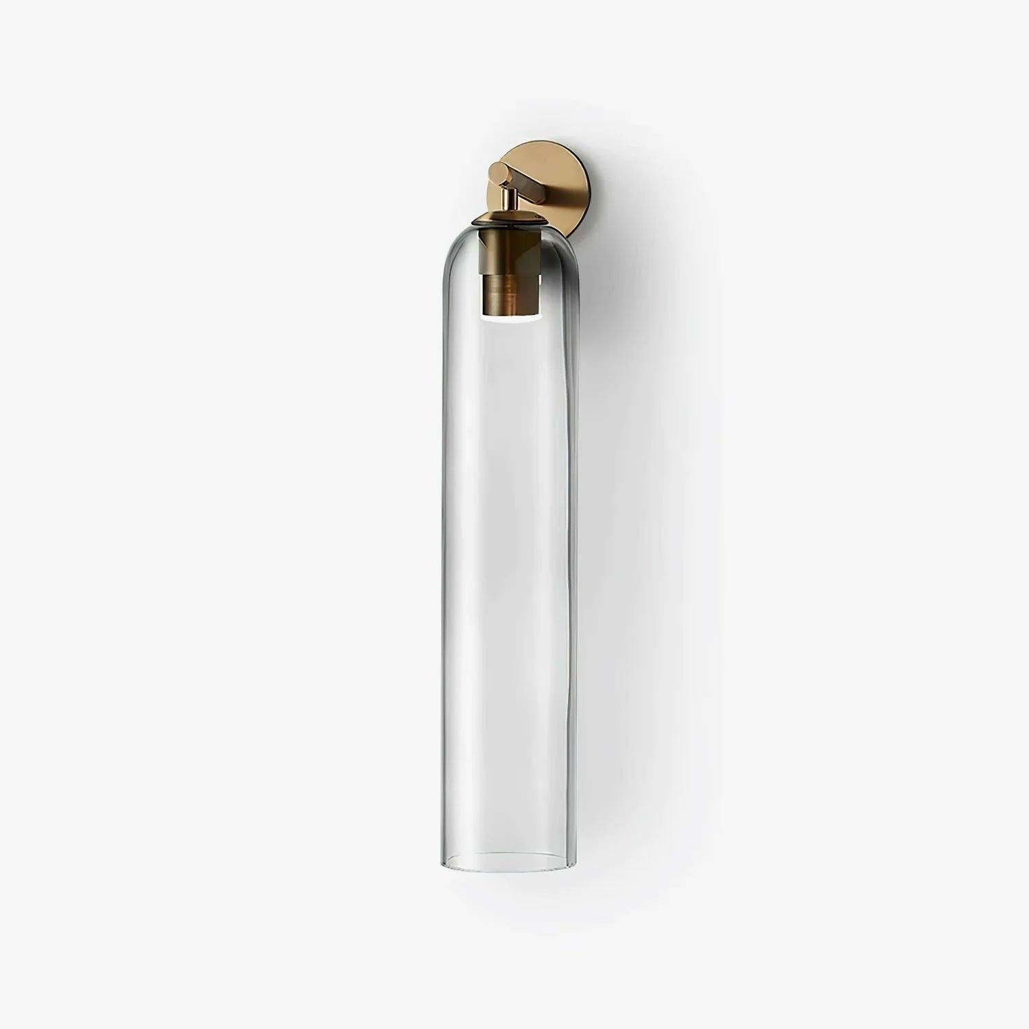 Cylindrical Art Glass Wall Light