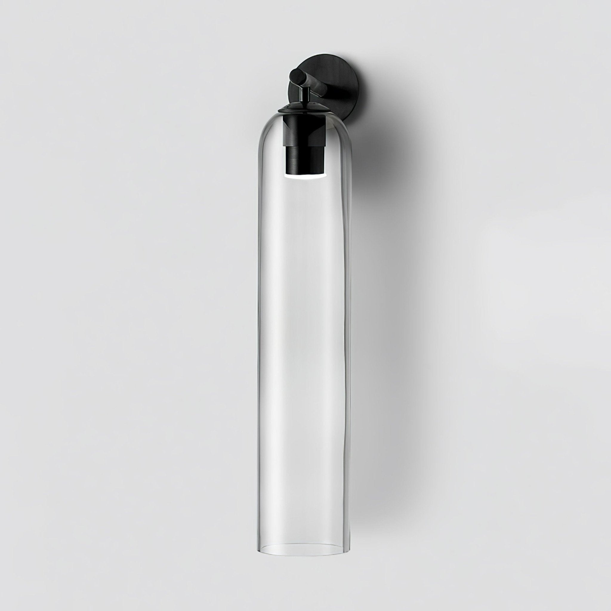 Cylindrical Art Glass Wall Light