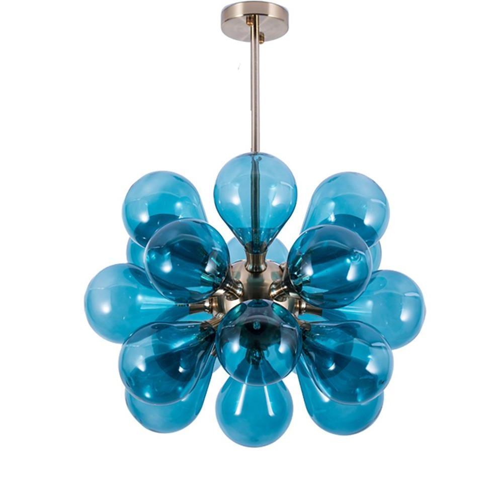 Retro Glass Globe Chandelier Lights Bedroom Chandelier