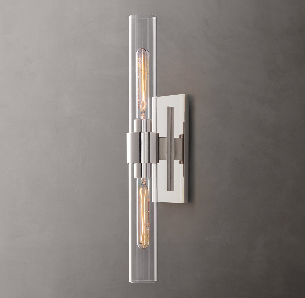 Ravelle Linear Wall Light, Bathroom Wall Sconce, detail 17