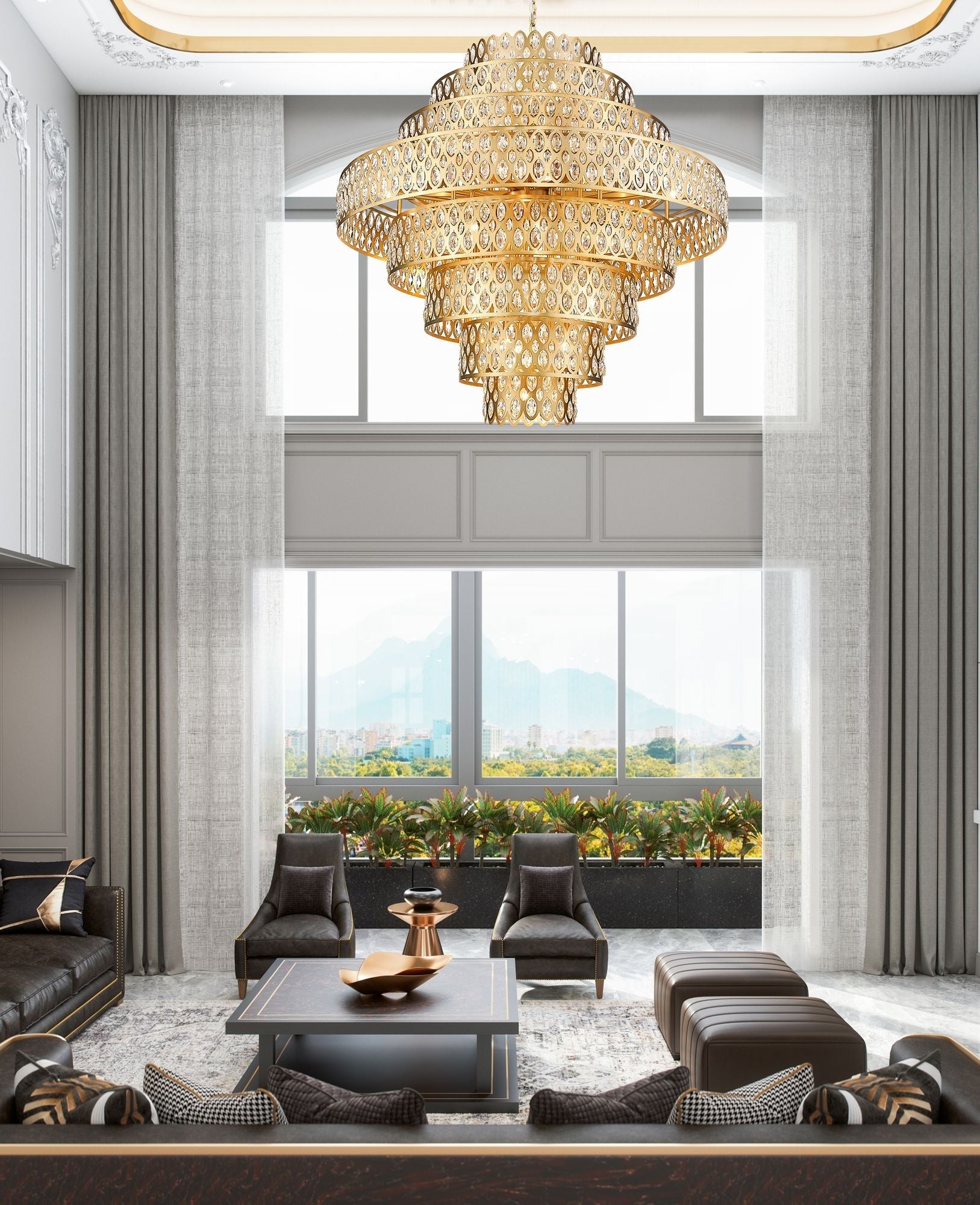 Dealey 25-Light Chandelier
