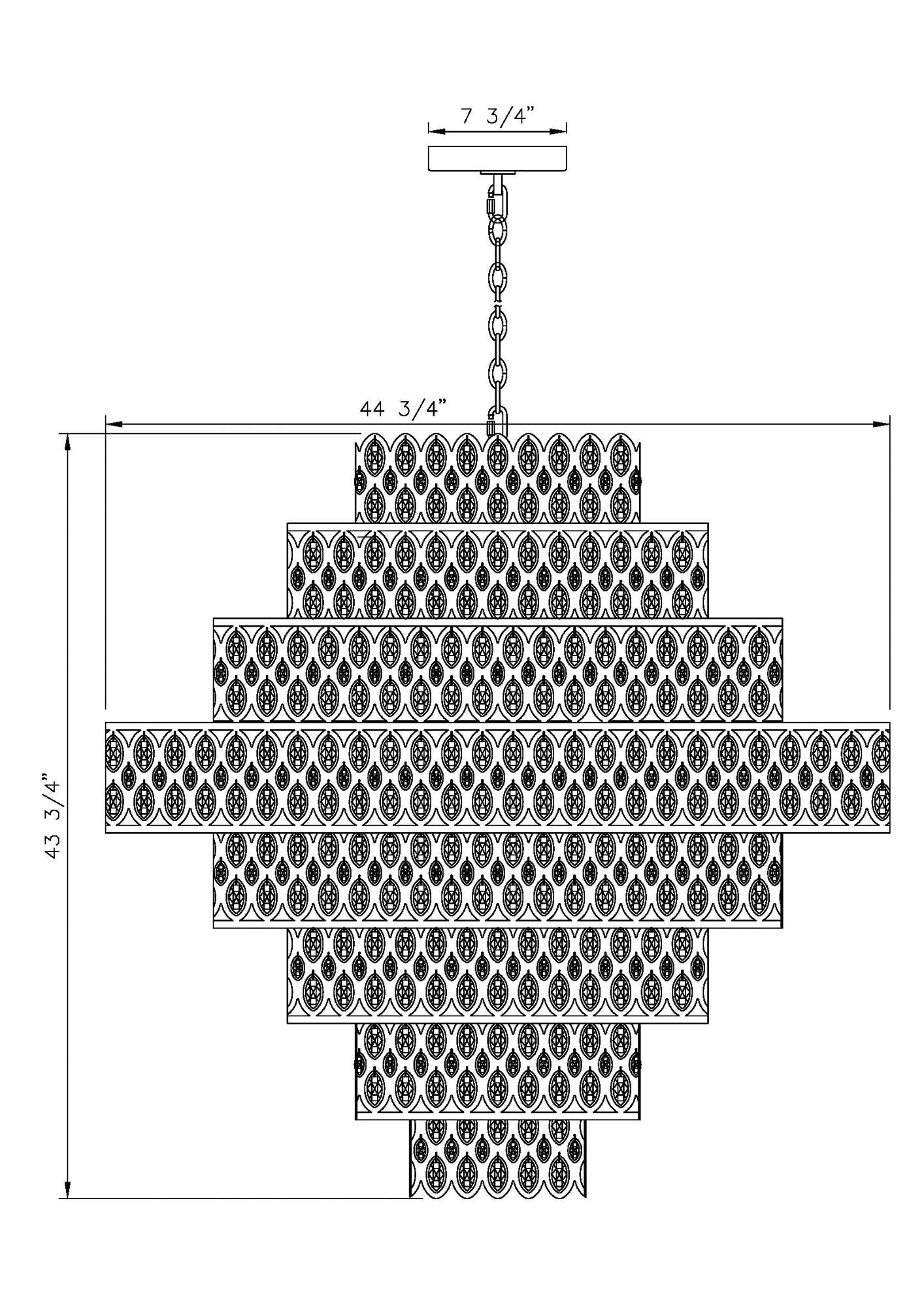 Dealey 25-Light Chandelier