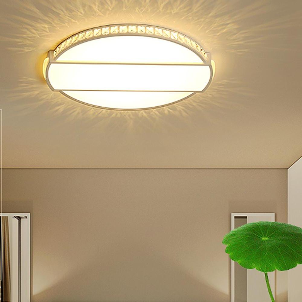 Circle Rectangular Flush Mount Light Fixtures Single