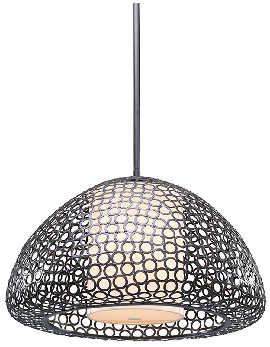 Dilston 3-Light Cream Linen Chandelier